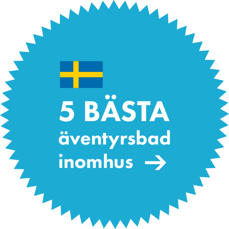 Sveriges bästa äventyrsbad 2025/2026 inomhus